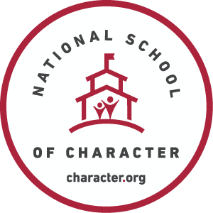 national school of character badge 